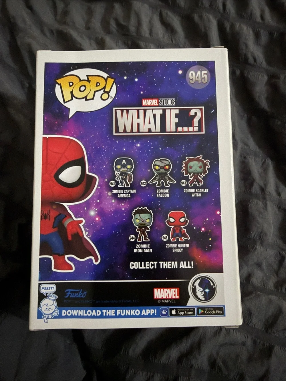 Funko Pop! Marvel What If Zombie Hunter Spidey #945 Spider-Man